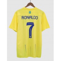 Camisa de Futebol Al-Nassr Cristiano Ronaldo #7 Equipamento Principal 2023-24 Manga Curta